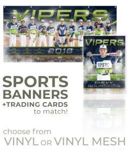 Sports Banners + Trading Cards | Jenn's Art Company